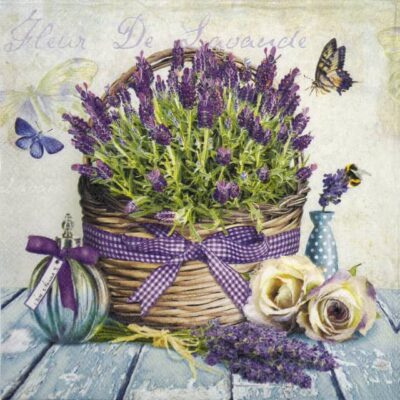 Paper Napkins - Fleur de lavande (20 pieces)