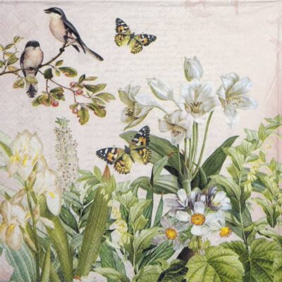 Paper Napkins - Flower Garden (20 pieces)