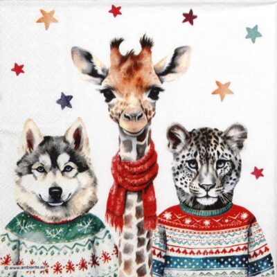 Paper Napkins - Martin and friends (20 pieces)