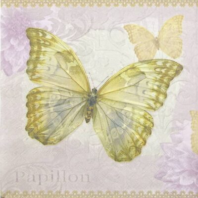 Single Paper Napkin - Papillon