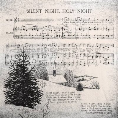 Single Decoupage Napkin - Silent night