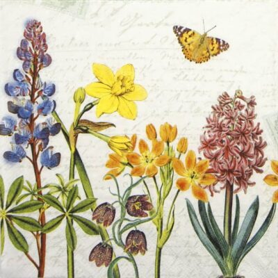 Paper Napkins - Spring Flowers (20 pieces)