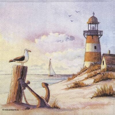 Single Paper Napkin - Sunset