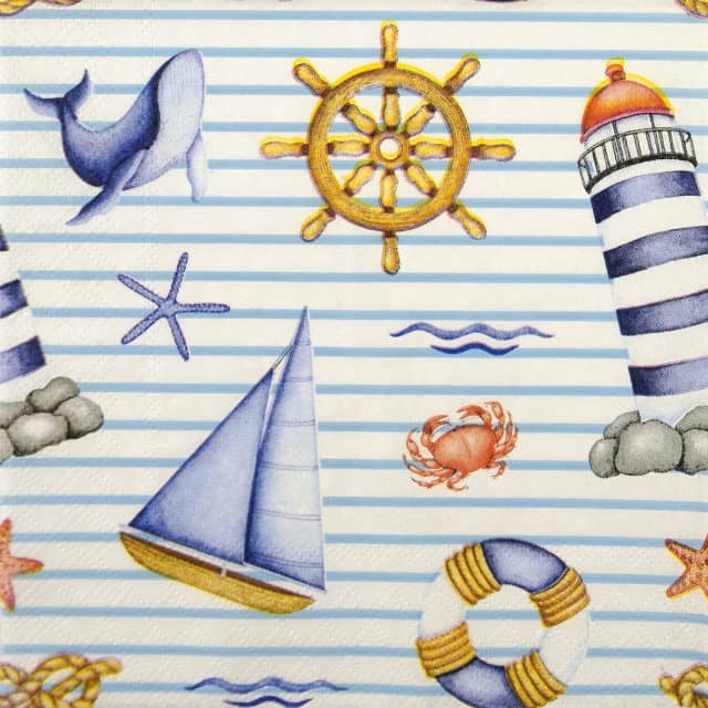 Paper Napkins – Ahoi (20 pieces)