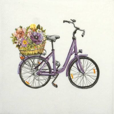 Paper Napkins - Ride with wild flowers (20 pieces)