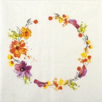 Paper Napkins - Summer Wreath (20 pieces)
