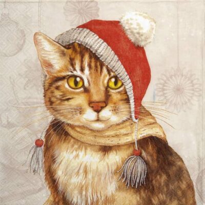 Cocktail Decoupage Napkin - Jill cream