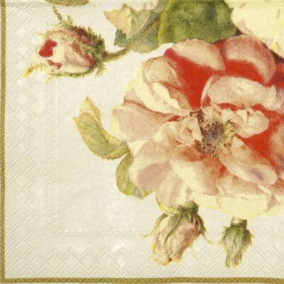 Cocktail Napkin - Fairy Rose champagne