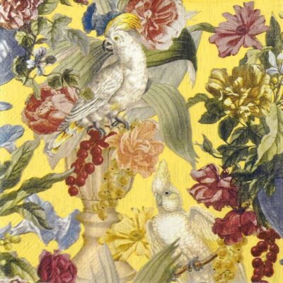 Single Decoupage Napkin - Paopao yellow