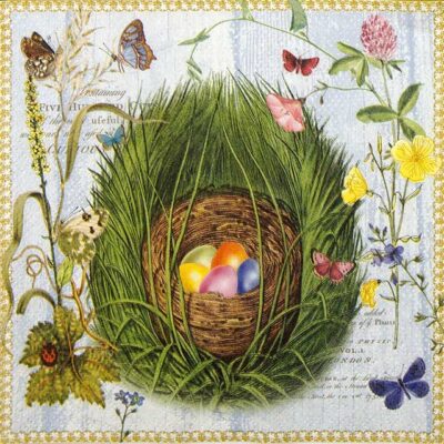 Paper Napkins - Easter Basket (20 pieces)