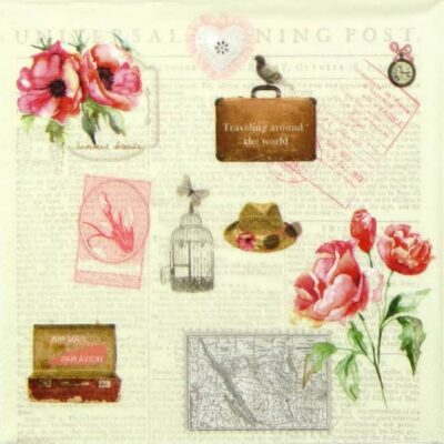 Paper Napkin - Marieke Flower
