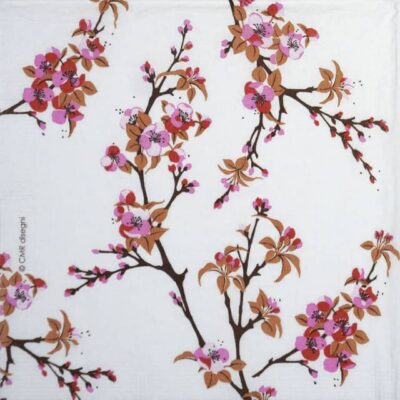 Paper Napkins - CMR Design: Fiori Rossi (20 pieces)
