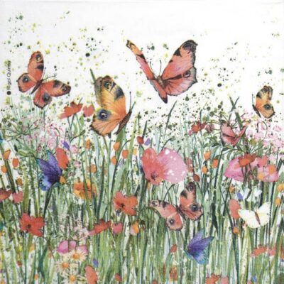 Single Decoupage Napkin - Nigel Quiney: Flowerfield