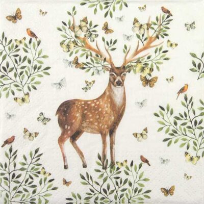 Paper Napkins - Forest Antlers (20 pieces)