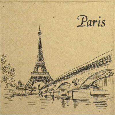 Paper Napkins - Paris City (20 pieces)