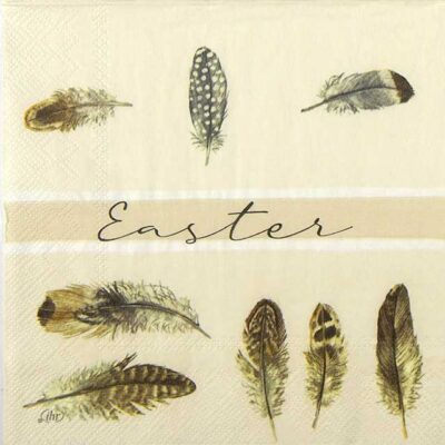 Single Paper Napkin - Pure Easter