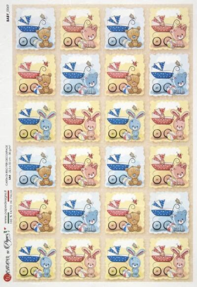 Rice Paper - Baby Toys - 0069 (22 x 32cm)