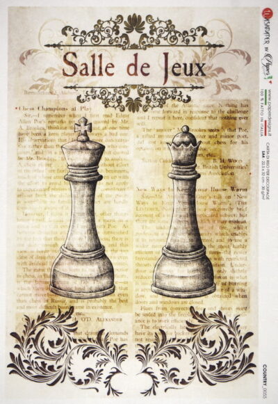 Rice Paper - Salle de Jeux (22 x 32cm)