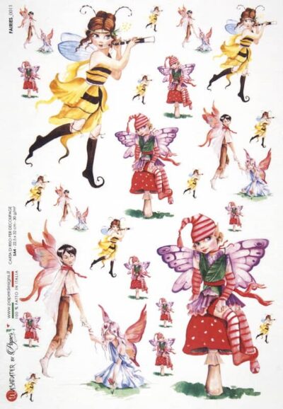 Rice Paper - Fairies Carnival (22 x 32cm)