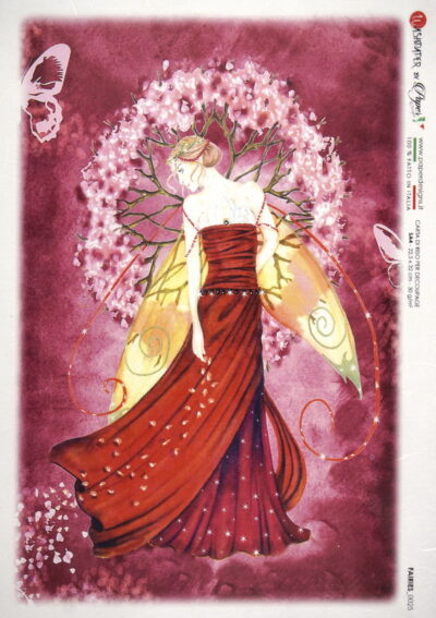 Rice Paper - Carmine Fairy (22 x 32cm)