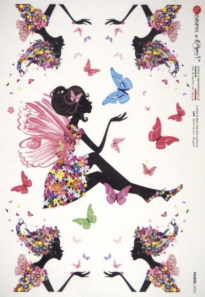Rice Paper - Fantasy Flower Fairy (22 x 32cm)
