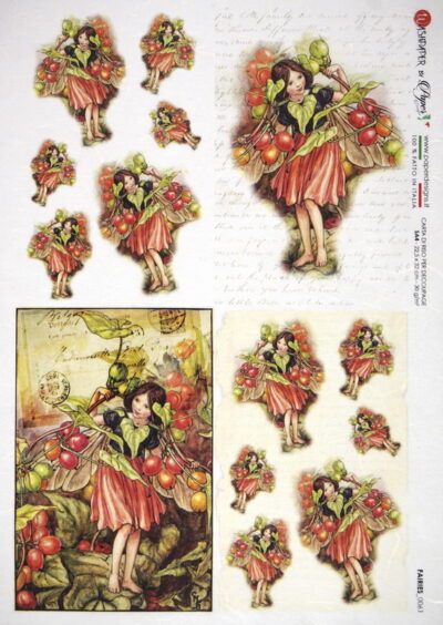 Rice Paper - The Black Bryony Fairy (22 x 32cm)