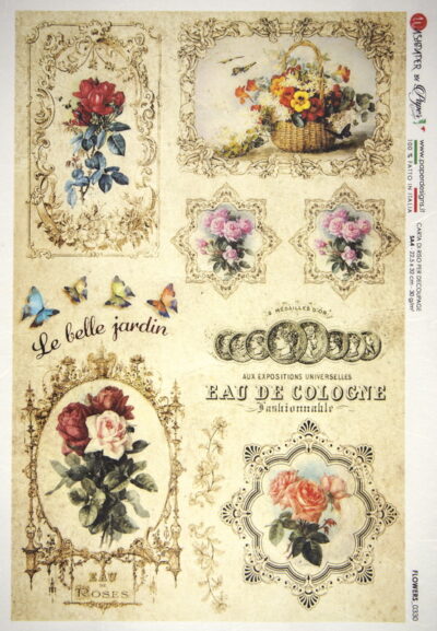 Rice Paper - Le Belle Jardin (22 x 32cm)