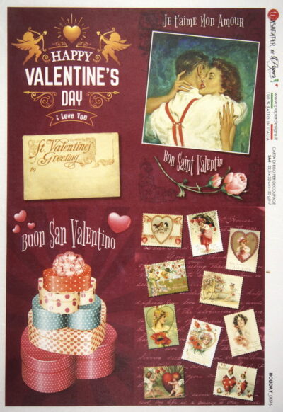 Rice Paper - Happy Valeniten's Day (22 x 32cm)