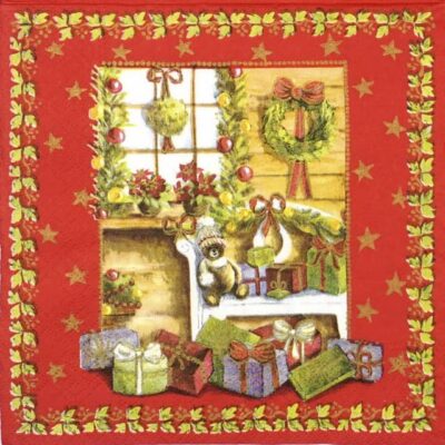 Lunch Napkins (20) - Christmas at Home