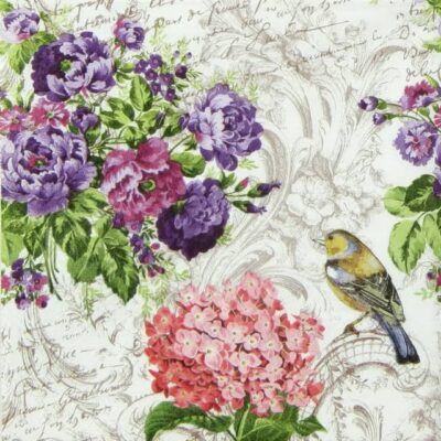 Lunch Napkins (20) - Charming Garden