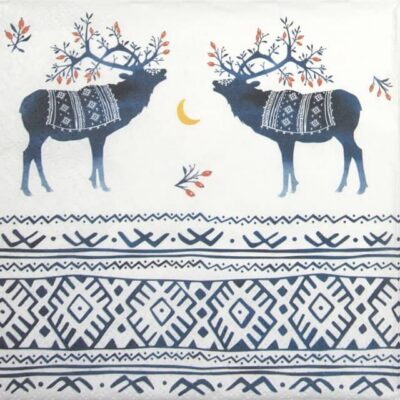 Paper Napkin - Ethno Deers