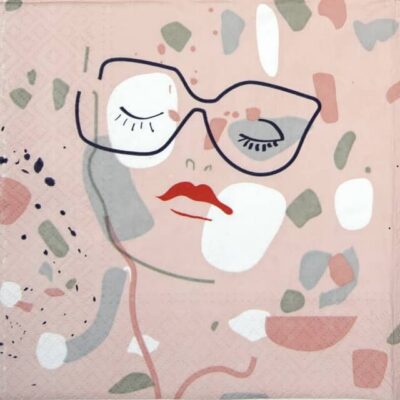 Lunch Napkins (20) - Face Shape