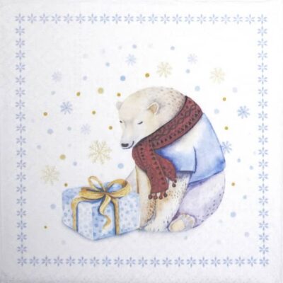 Paper Napkin - Surprise for Teddy