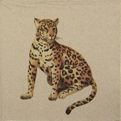 Lunch Napkins (20) - We Care Leopard