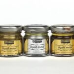 A 30ml glass jar of Pentart Liquid Metal solvent-based metallic paint on a clean background.