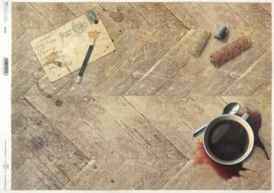 Rice Paper A/3 - Vintage Card Coffee