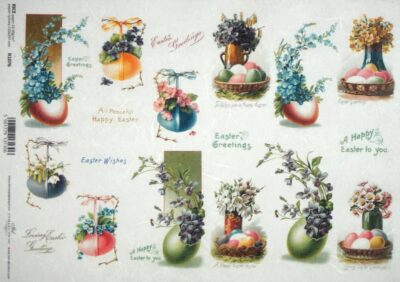Rice Paper - Vintage Happy Easter