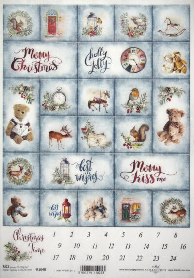 Rice Paper - Festive Countdown - R1640