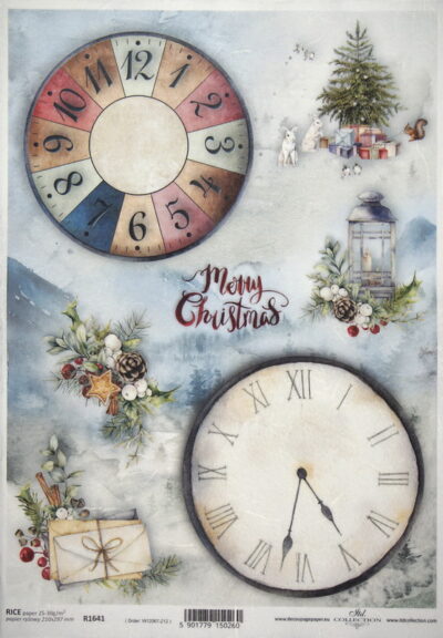 Rice Paper - Time for Christmas - R1641