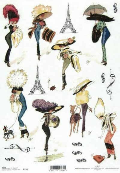 Rice Paper - Vintage Fashion Lady