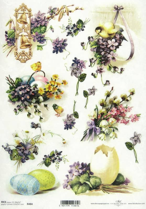 Rice Paper – Easter flowers