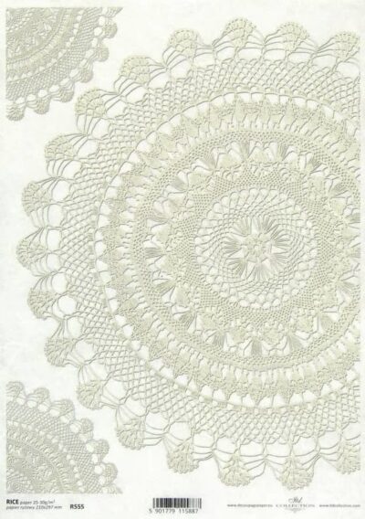 Rice Paper - Round Lace