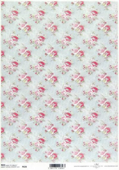 Rice Paper - Country Roses S- Classic