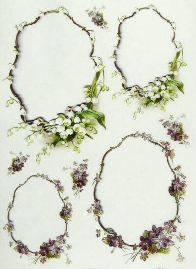 Rice Paper - Flower Frame