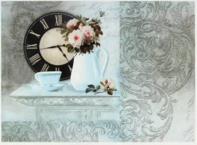 Rice Paper - Vintage Still Life Blue
