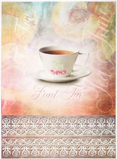 Rice Paper - Vintage Fruit Tea Time
