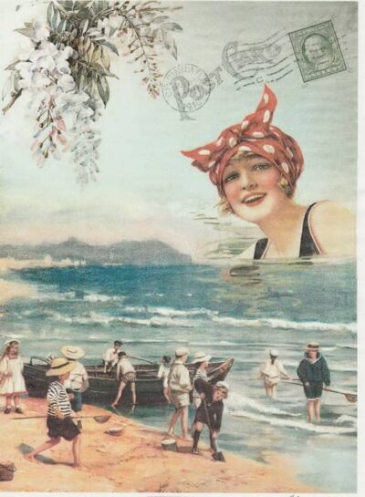Rice Paper - On the Beach Card
