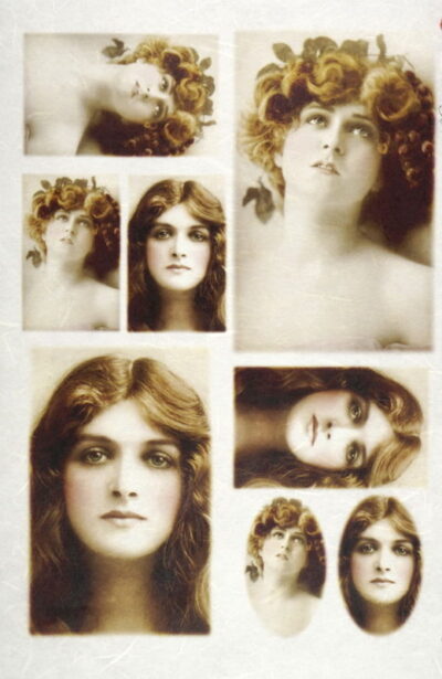 Rice Paper - Old Picture Brown girls (22 x 32cm)