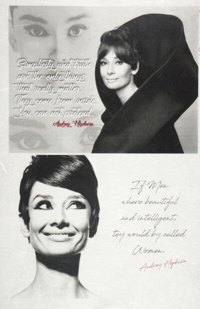 Rice Paper - Audrey Hepburn (22 x 32cm)