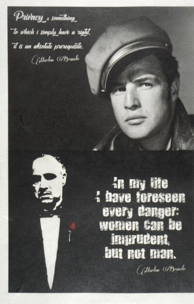 Rice Paper - Marlon Brando (22 x 32cm)